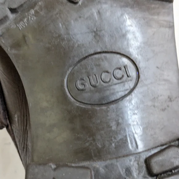 Gucci Horsebit Loafers Brown Leather Men 8 D Rubber - Picture 16 of 16